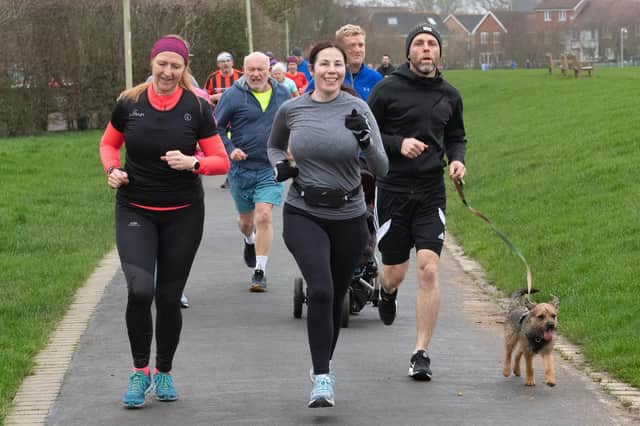 It's International Women's Day this weekend, and Olympian Jo Pavey is calling on females of all ages to give their local parkrun a try. Here is some recent action from the Whiteley event. Picture: Keith Woodland