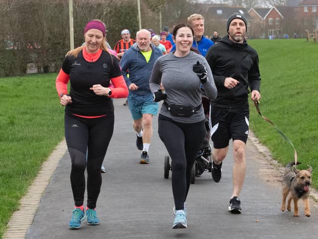 It's International Women's Day this weekend, and Olympian Jo Pavey is calling on females of all ages to give their local parkrun a try. Here is some recent action from the Whiteley event. Picture: Keith Woodland