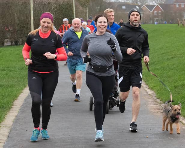 It's International Women's Day this weekend, and Olympian Jo Pavey is calling on females of all ages to give their local parkrun a try. Here is some recent action from the Whiteley event. Picture: Keith Woodland