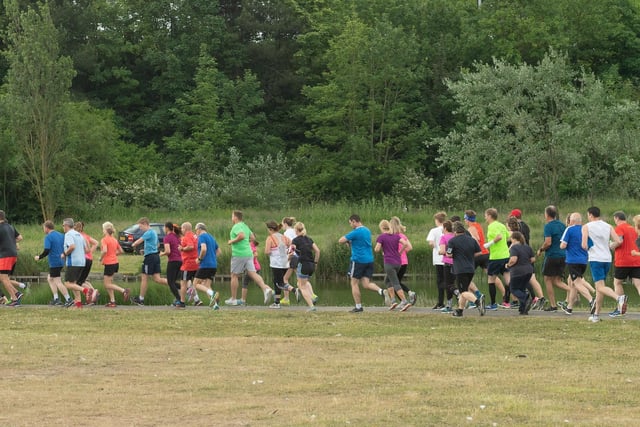 The Lakeside parkrun in Northarbour sees runners start from behind 1000 Lakeside, then head past the Porsche garage, turn back and then go along the side of the lake for a while before returning to the finish line at the front of the building. The path is tarmac at first, and uneven round the lake, and the course is very flat. It attracts a large field each week - and a plus point is the large car park at the business centre