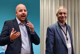 Cllr George Madgwick and Cllr Keith House. Image: LDRS