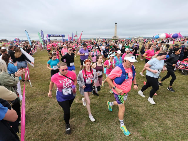 Race For Life event in Southsea, Hampshire. Pictured is action from the event.Sunday 30th June 2024.Picture: Sam Stephenson.