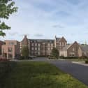 A CGI of how the St James' Hospital site would look under plans by developer PJ Livesey