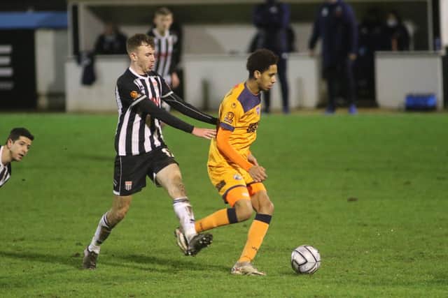 Leon Chambers-Parillon, right, is one of the Hawks squad to have tested positive for Covid-19. Pic: Kieron Louloudis.
