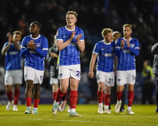 Terry Devlin could be one of two changes made by Pompey for tonight's game at Burton