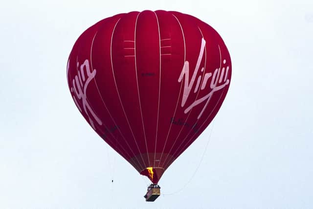The Virgin hot-air balloons fly from more than 100 locations in the UK