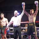 Matt King, right, is back in the ring for his latest professional bout on Saturday Picture: Barry Zee