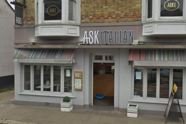 The Ask Italian branch in West Street, Fareham. Picture: Google