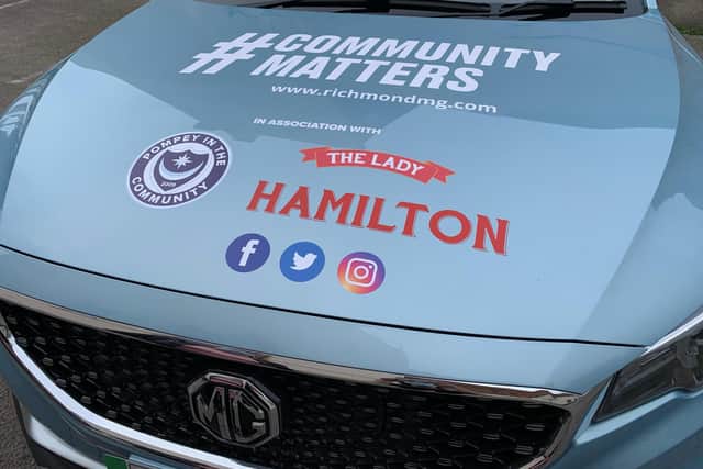 Two cars have been loaned to a project feeding vulnerable people in Portsmouth thanks to Richmond Motor Group