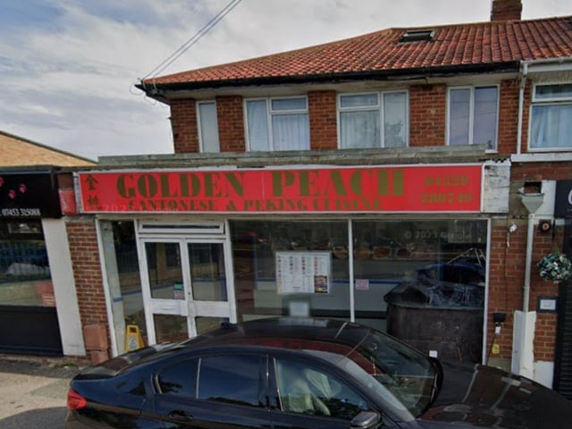 Golden Peach, at 68 Brewers Lane, Gosport was given a score of one on April 11.