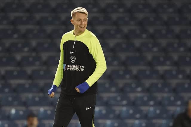 On-loan Pompey striker Joe Pigott is finding regular game time hard to come at Fratton Park this season