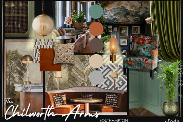 Chilworth Arms Internal Moodboard