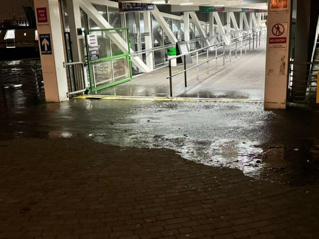 Gosport has been hit by terrible flooding following weather warnings and high tides. Gosport Drones has captured a range of images across the area showing the extent of the flooding - the areas include Park Road, Little Anglesey Road, St Marks Road, Gosport Ferry, Delme Roundabout and Lower Quay. Picture credit: Gosport Drones