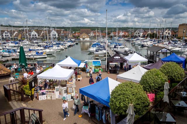 The popular waterside markets are making a return to Port Solent. Picture: Paul Gonella/Strong Island
