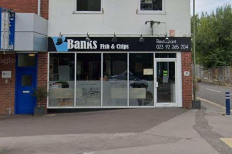 Banks Fish & Chips at 35 London Road, Waterlooville was rated 5 after inspection on February 24 2023.