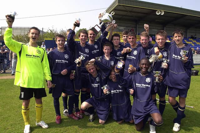 Solent Youth Football League Under-15 Cup final winners Rustington, 2007.