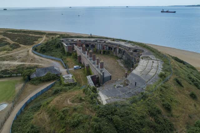 Fort Gilkicker in Gosport, Hampshire, that has been sold at a Clive Emson auction.