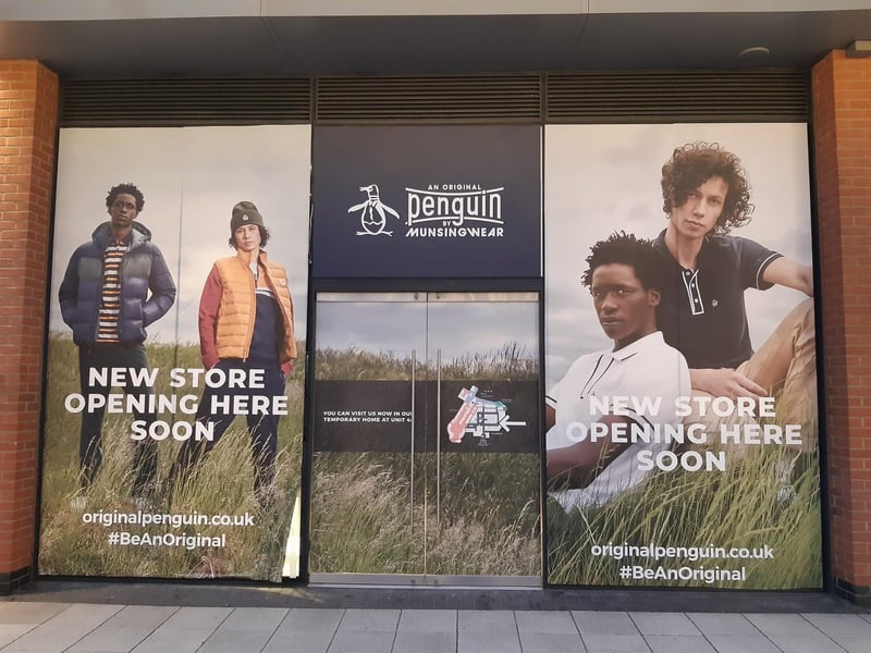 The Gunwharf website states: "Made famous by the simple, chic designs embodied by its signature polo shirts, Original Penguin’s range has grown to offer a wide range of casualwear over the last 65 years."