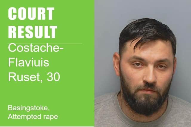 Costache-Flaviuis Ruset. Pic Hants police
