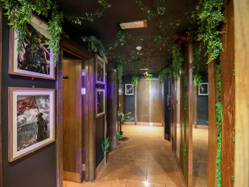 The restaurant has been transformed into a pirate's haven with the rooms regaling tales from the sea.