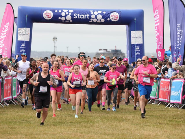 Race For Life event in Southsea, Hampshire. Pictured is action from the event.Sunday 30th June 2024.Picture: Sam Stephenson.