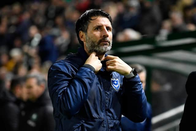 Danny Cowley criticised Pompey's lack of cutting edge in their frustrating 1-0 defeat at Plymouth. Picture: Graham Hunt/ProSportsImages