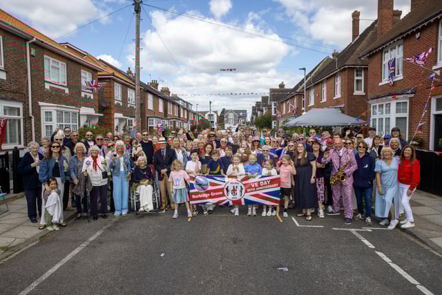 A fantastic turnout for Burbidge Road's street party.  Photos by Alex Shute