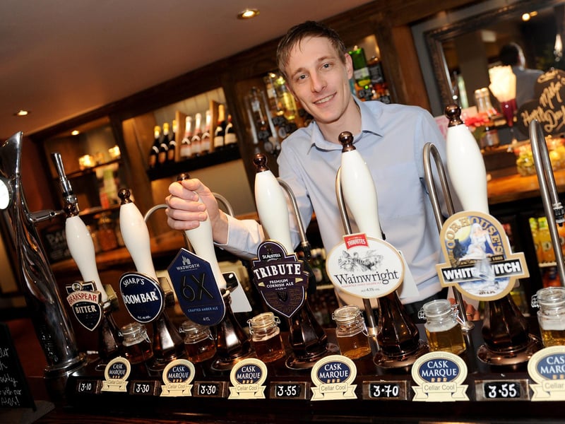 Manager Dan Aitchison at The Village Inn in Botley Road, Park Gate in 2016 (160454-4883)