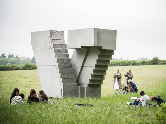 Rachel Whiteread, Down and Up (2024 - 2025) Courtesy Goodwood Art Foundation / Photo: Toby Adamson