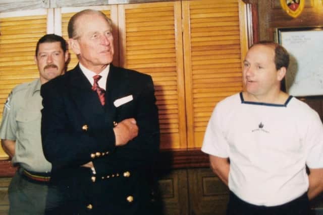 Barry Spencer and Prince Philip