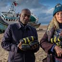 Paterson Joseph and Daisy Haggard star in the new BBC comedy-thriller Boat Story (Picture: BBC/Two Brothers/Matt Squire)