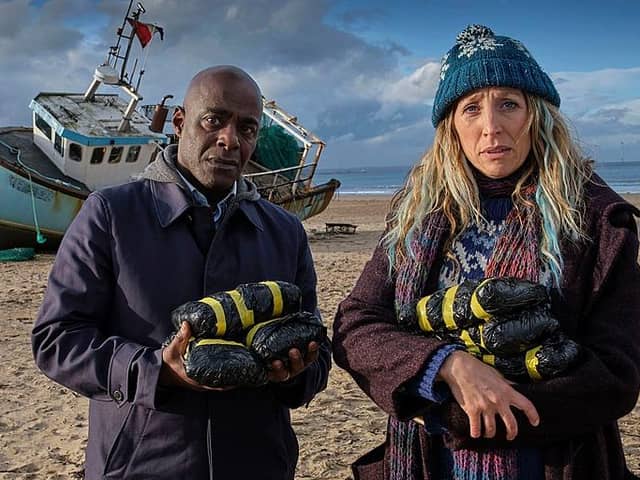 Paterson Joseph and Daisy Haggard star in the new BBC comedy-thriller Boat Story (Picture: BBC/Two Brothers/Matt Squire)
