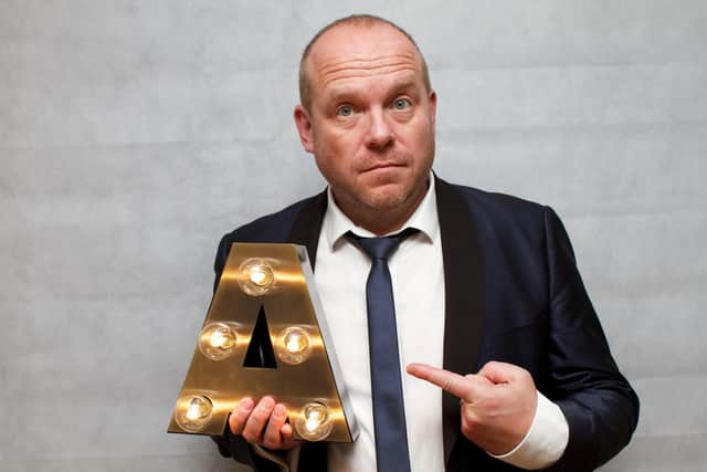 James Alderson, founder of, and compere at Catherington Comedy Festival. Picture by Alan Kemp