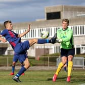 Downton's sub keeper Dan Telfer denies US Portsmouth. Picture: Chris Moorhouse