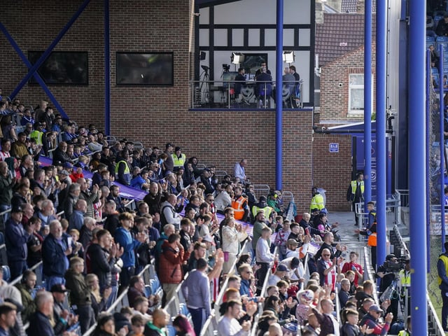 Pompey recorded their biggest crowd of the season on Saturday, with 20,330 packed inside Fratton Park for the visit of Sheffield United.