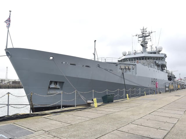 The HMS Enterprise decommissioning ceremony took place at Portsmouth Naval Base took place on March 30, 2023.