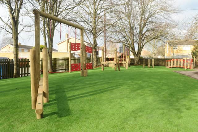 Gomer Infant School's new Pogo Play Trail
Picture: Sarah Standing (090320-6636)