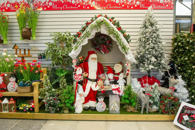 Christmas decorations at Silversprings
