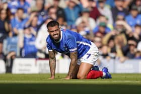 Pompey midfielder Marlon Pack is an injury doubt for the Blues' game against Wycombe on Tuesday night