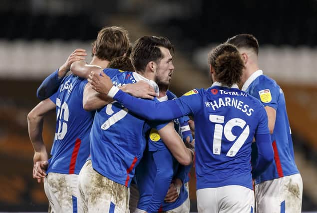 Pompey haven't played since topping League One following victory at Hull - subsequently dropping to third. Picture: Daniel Chesterton/phcimages.com
