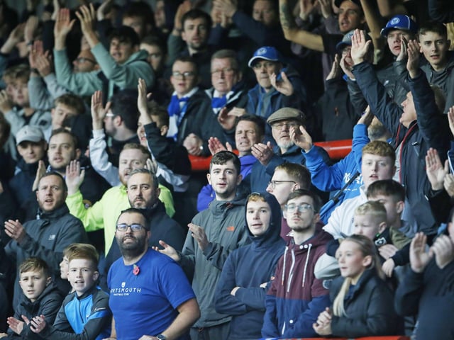 1,057 Pompey fans had to endure the Blues' boring goalless draw with Morecambe back in November.