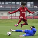 Harvey Blair has been linked with a loan switch to Pompey. Picture: Nick Taylor/Liverpool FC/Liverpool FC via Getty Images