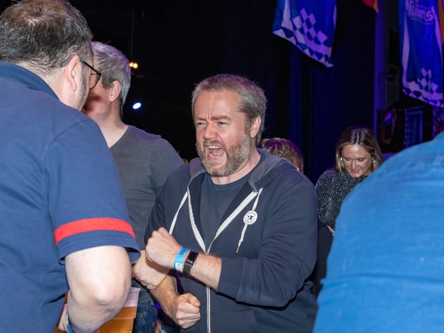 Portsmouth Guildhall played host to this years Oktoberfest event, with hundreds of guests over two sessions and German themed live music.Pictured - Oktoberfest guests enjoying the atmosphere and live musicPhotos by Alex Shute
