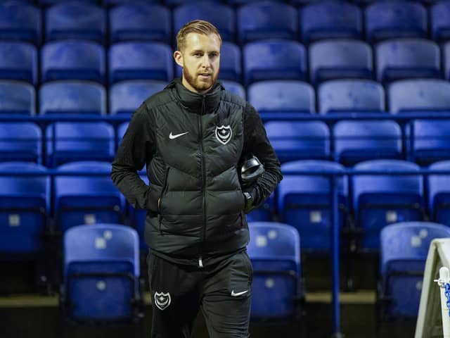 Pompey midfielder Ben Stevenson