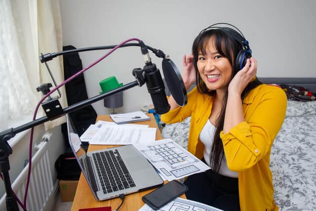 Gracie Lai, a West End actor has told how an escape room job has given her a lifeline to still do the job she loves after one of toughest employment years for arts professionals.  
Picture: Habibur Rahman