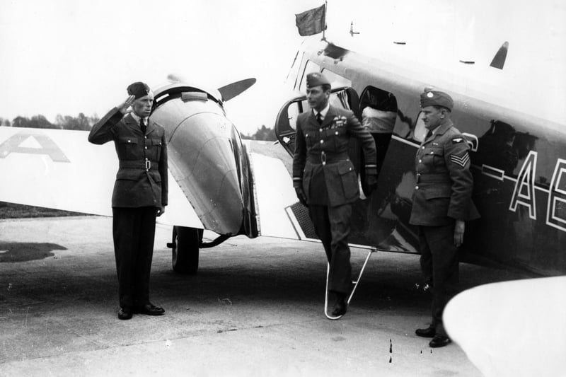 King George VI visits Thorney Island on May 9 1938. The News PP3334