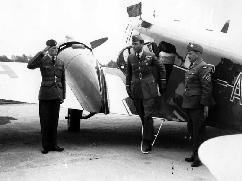 King George VI visits Thorney Island on May 9 1938. The News PP3334