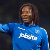 Benjani sets the record straight on that Manchester City airport episode in forthcoming book Played Up Pompey Three. Picture: Barry Zee