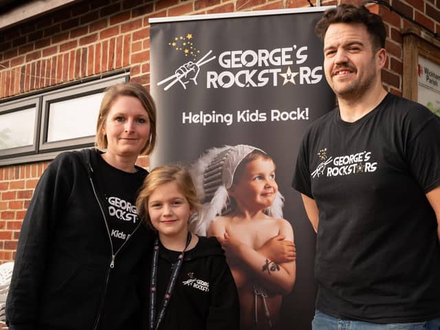 Amy, Isabella and Craig O'Shaughnessy
Picture: Keith Woodland