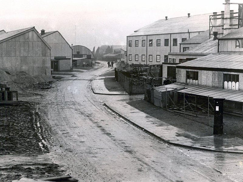 The old Airspeed factory on what is now the Airport Industrial Estate off Eastern Road, Portsmouth.